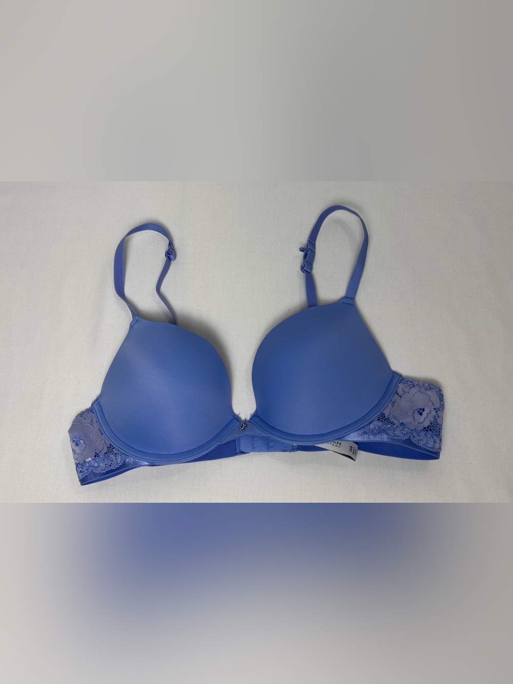 Parisian Works Smooth Push-Up Bra in Periwinkle Blue